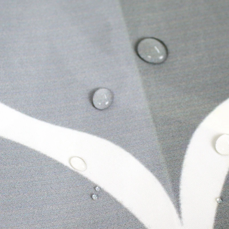 Waterproof Shower Curtain with 12 Hooks Geometric Printed Water Drop Pattern Polyester Cloth Bathroom Accessories shower curtains