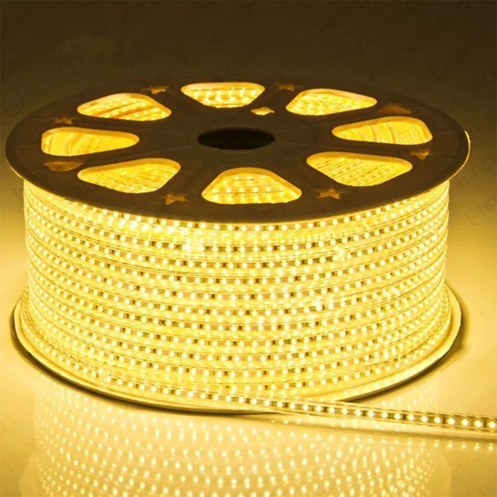 Светодиодная ленсветильник RGB SMD 220 5050 в водонепроницаемая гибкая неоновая лампа s