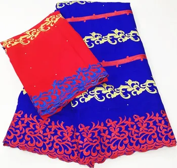 

Embroidered swiss lace fabric african lace fabric swiss voile lace in switzerland 2+5yards cotton fabric for party dress YC-B33