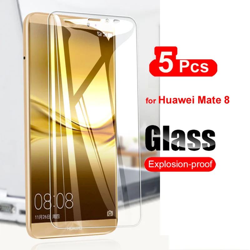 

5 шт., защитная пленка для экрана Huawei Mate 8 Mate8 HD, ультратонкая Защитная пленка для Huawei Ascend Mate 8, закаленное стекло 9H