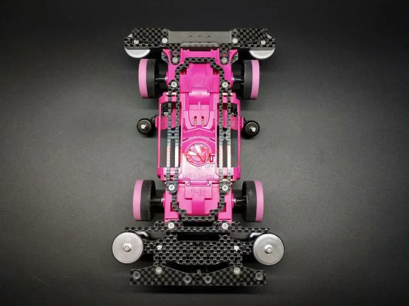 1 компл. Розовый Tamiya мини 4WD модель автомобиля с MSL/MS-L шасси внутри подвеска Весна передние/задние пластины тормоза