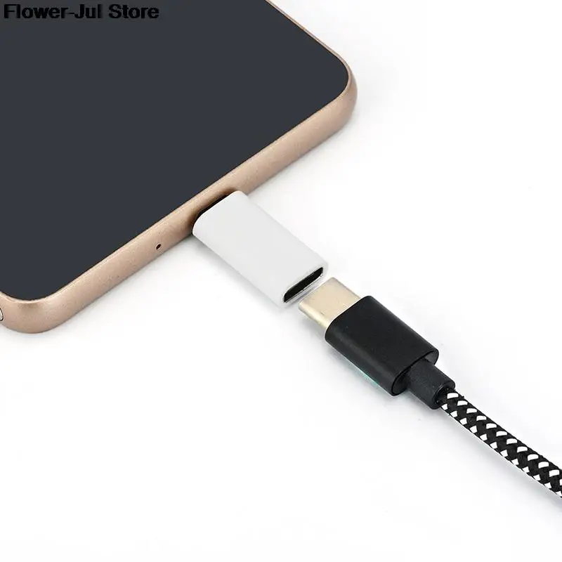 Type-C Female Connector to Micro USB Male Converter Data Adapter for Cell Phone Dropshipping