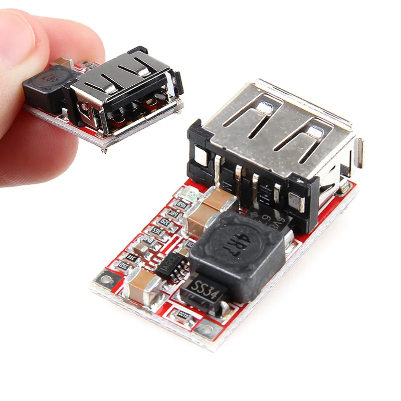 DC-DC понижающий модуль 6-24V 12 V/24 V до 5V 3A модуль зарядного устройства USB Fr Arduino