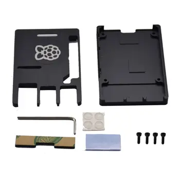 

1Set Aluminum Case Ultra-thin Metal Box Enclosure for Raspberry Pi 3 Model B+