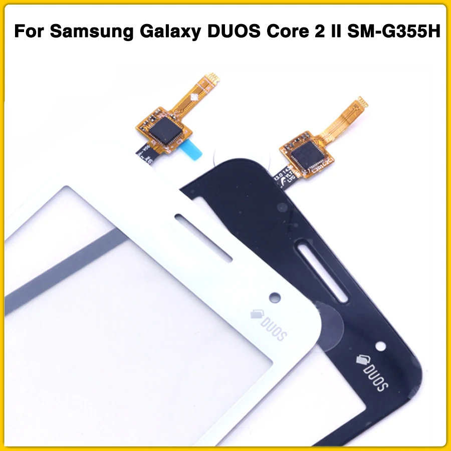 10 шт. сенсорный экран для samsung Galaxy DUOS Core 2 II SM-G355H G355G355M Сенсорная панель Digitzer сенсор ЖК-дисплей Переднее стекло