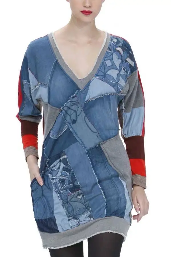 Платье с длинными рукавами Espanhol longo-manga vestidos de vrios estilos na primavera e no Outono | Женская