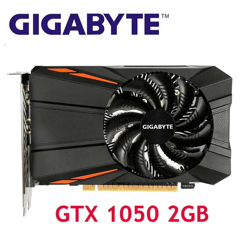 Видеокарта GIGABYTE GPU GTX1050 2 Гб 128 бит для nVIDIA Geforce GTX 1050 D5 2G Map VGA видеокарты Hdmi PCI