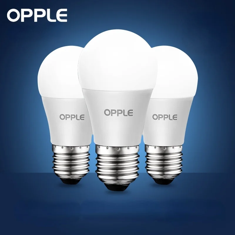Светодиодная лампа OPPLE EcoMax1 E27 3 Вт 9 12 14 с винтовым отверстием 176 в ~ 264 3000 К 6500 к белый