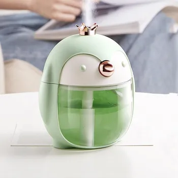 

300 ML Humidifier Night Light Penguins Humidifier Creative Gifts Desktop Car USB Humidifier Makeup Tools Free Shipping 1.18