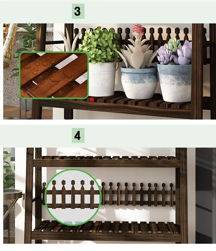 Porta Piante Estanteria plantenekken Estante Para Plantas деревянные полки для балкона стойки открытый цветок стенд завод полка