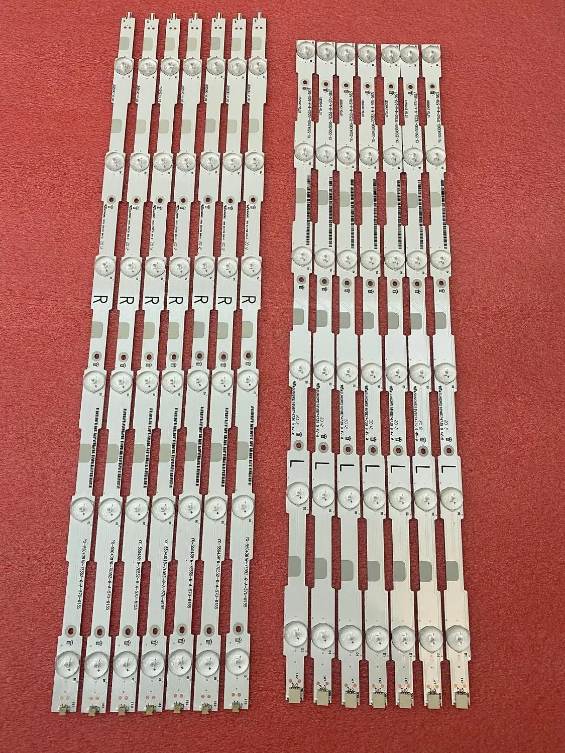Led para 55puh6400 Tira Retroiluminação 55puk6400 55put4900 55put6400 Ex-55037013 Tpt550j1-qvn03 Ex-55037003-4e565-0-a-565 14 Pçs - Set - Image 2