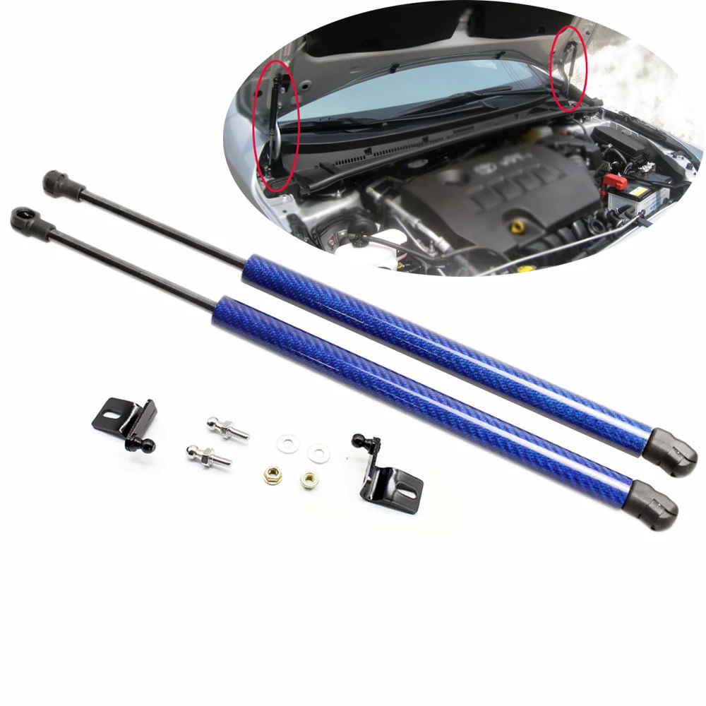 

Carbon Fiber Gas Struts Fiber for Toyota Corolla 2014-2018 Front Hood Bonnet Shock Damper Lift Supports Car-Styling Absorber