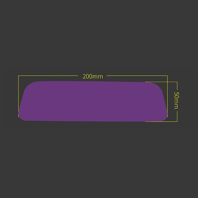 Lámina Antideslumbrante Para Espejo Retrovisor De Coche – Protector Autoadhesivo PET Impermeable, Anti Niebla Y Resistente A La Intemperie