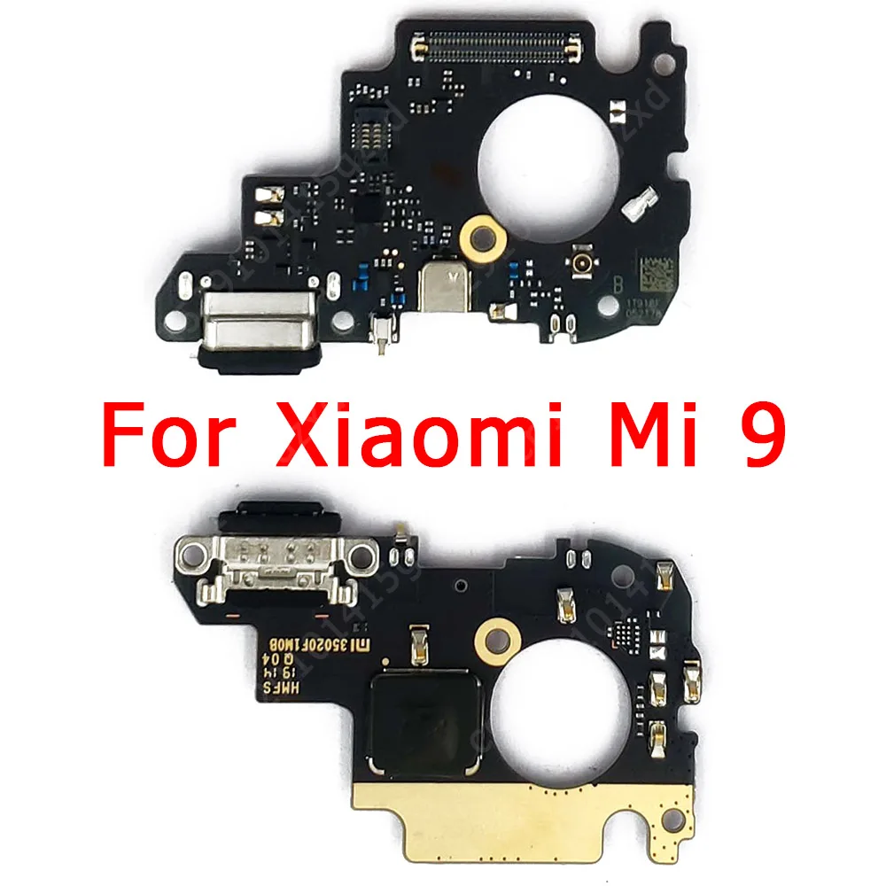 Оригинальная плата для зарядки Xiaomi Mi 9 USB разъем PCB док гибкий кабель запасные