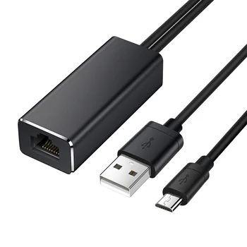 

Ethernet Adapter for Amazon Fire TV Google Home Mini Chromecast Ultra 2 1Audio Micro USB to RJ45 Ethernet Adapter with USB Power