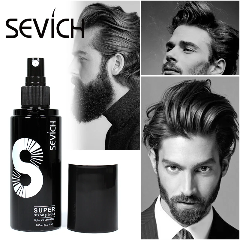 Sevich-Super Hold Spray de cabelo forte, penteado líquido de 100ml, nevoa espessante para homens ou mulheres, novo