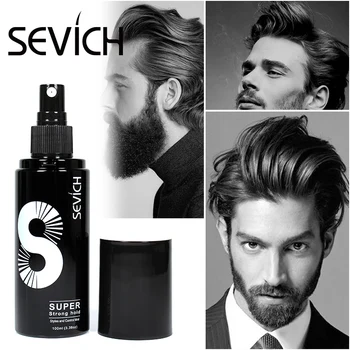 세비치-슈퍼 홀드 헤어 스트롱 홀딩 스프레이 리퀴드 100ml, 새로운 헤어스타일, 남성 또는 여성을 위한 헤어 두꺼운 스프레이 미스트