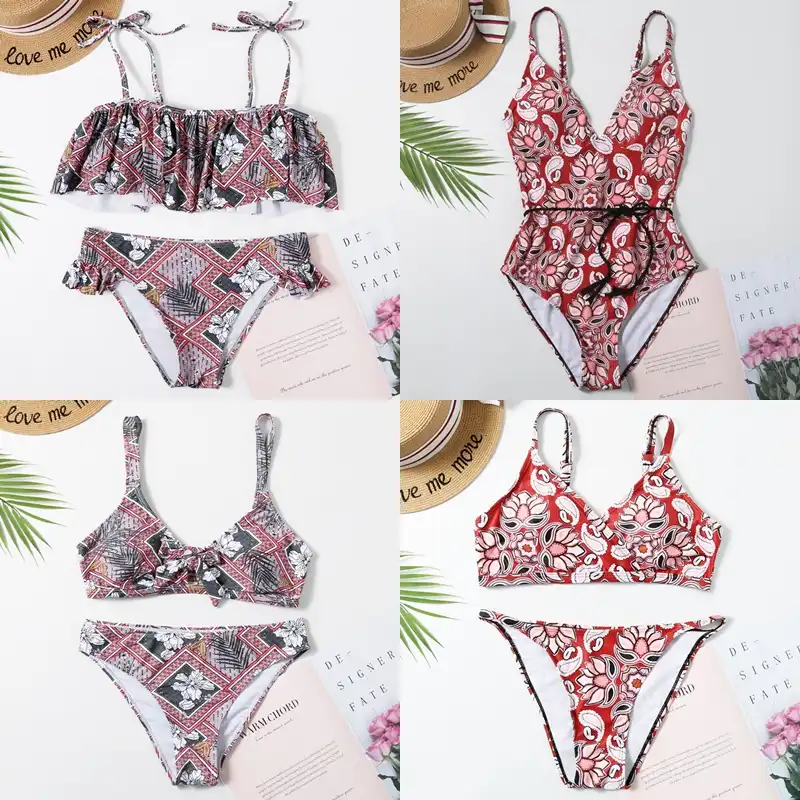 mid waist bikini set