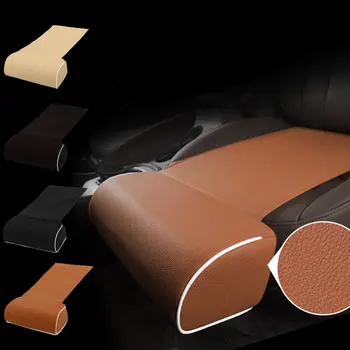 

Car Seat Cushion Foot Support Pillow Leg Support Longer Universal Leather Knee Pad Thigh Support Pillow Interior Car Accessories