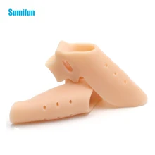 2 шт., выпрямитель для большого пальца, силиконовый гель, защита от вальгусной деформации большого пальца, дышащий разделитель для пальцев ног, регулировочный массажер для ног