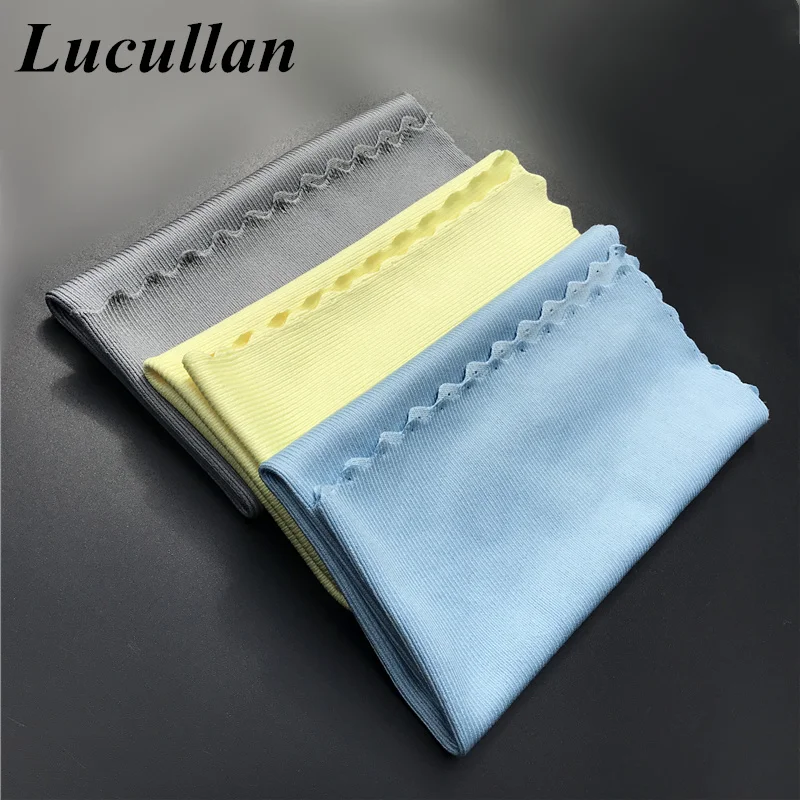 Lucullan 30x40 см безворсовый уход за автомобилем зеркало хром полировка полотенце без края ткань микрофибра стекло полотенце