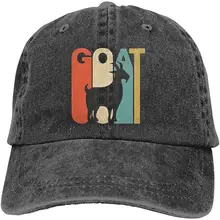 Коза унисекс промытая джинсовая бейсбольная кепка спортивная шапка Регулируемая задняя застежка шляпа водителя грузовика