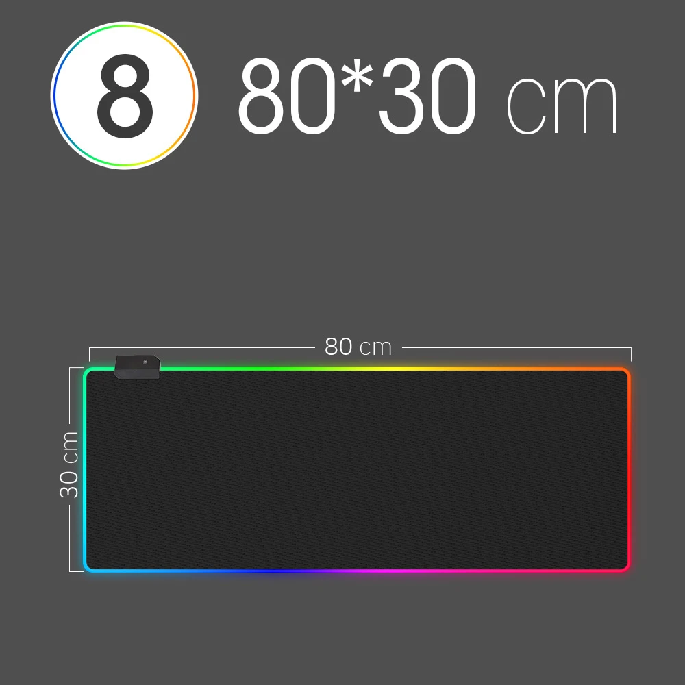 LED 80 x 30 cm