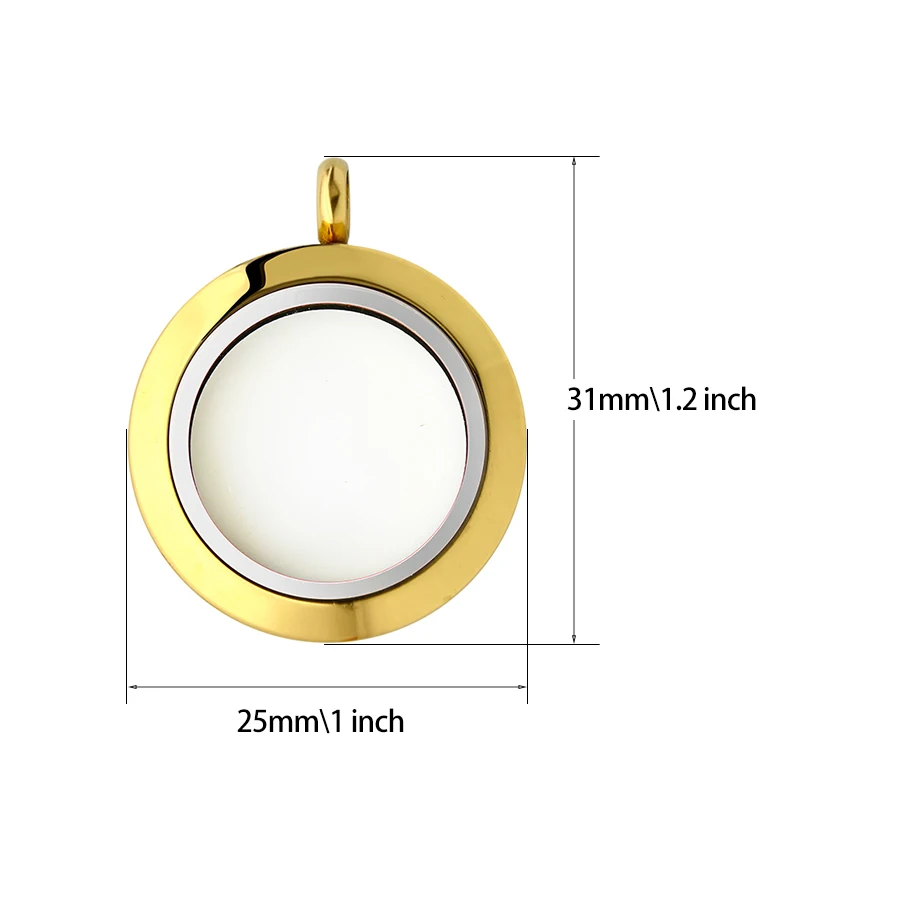 25mm-金色光面-扭转-尺寸