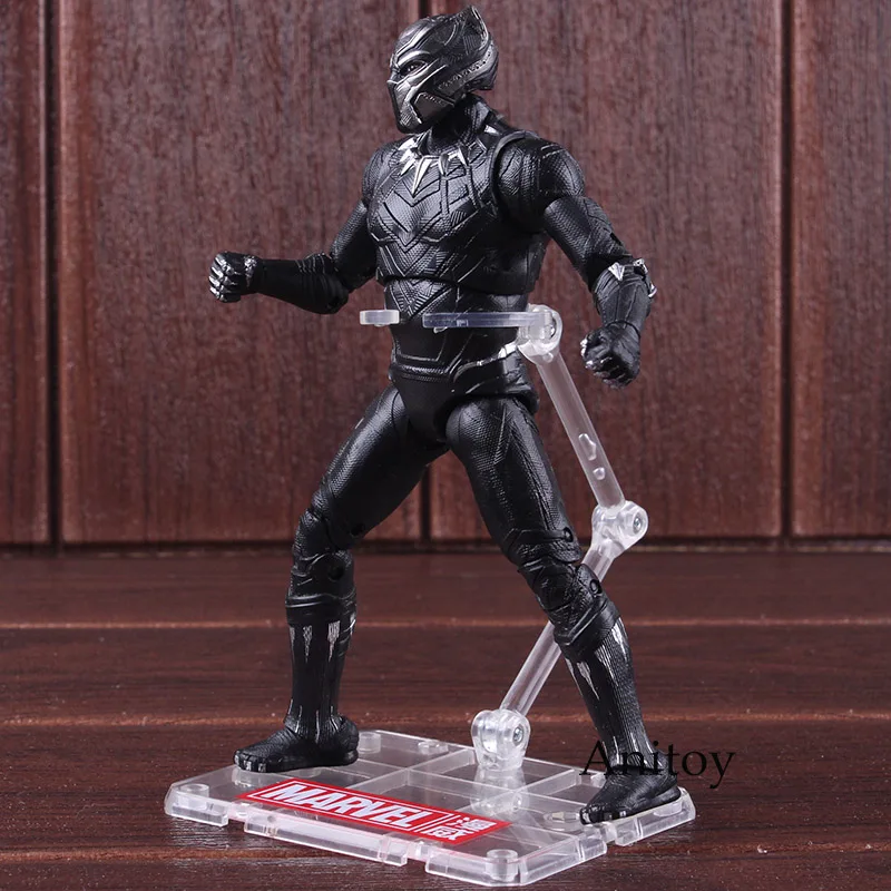 Черные фигурки Marvel Panther Toys ПВХ Коллекция Фигурки Модель игрушки 17 см