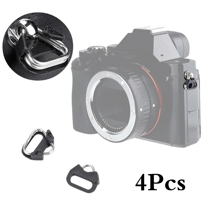 4 шт Сильные треугольные Сплит Кольца для камеры ремень пряжка аксессуары металлическое кольцо для Leica/Panasonic/Fuji/sony DSLR