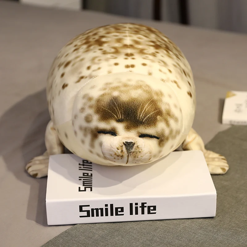 120CM Cute Fat Sea Lion Plush Toys 3D Novelty Throw Pillows Gaint Soft Seal Stuffed Plush