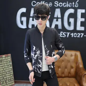 

Spring and autumn men's jacket 2020 new casual stand collar jacket baseball sports pilot jacket jacket zipper jacket M-3XL