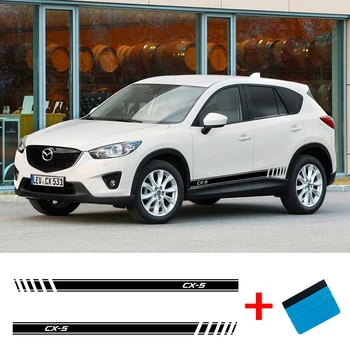 

2 PCS Car Vinyl Side Stripes Stickers Auto Graphics Decals For Mazda CX-5