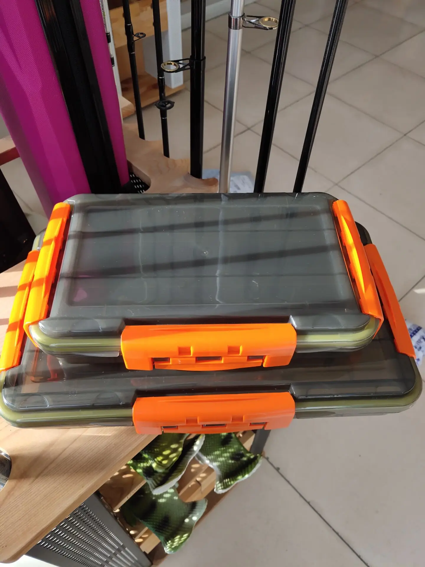 

Ilure Waterproof Inserting Piece Lure Transparent Bait Fishing Gear Storage Box Inserting Piece Removable