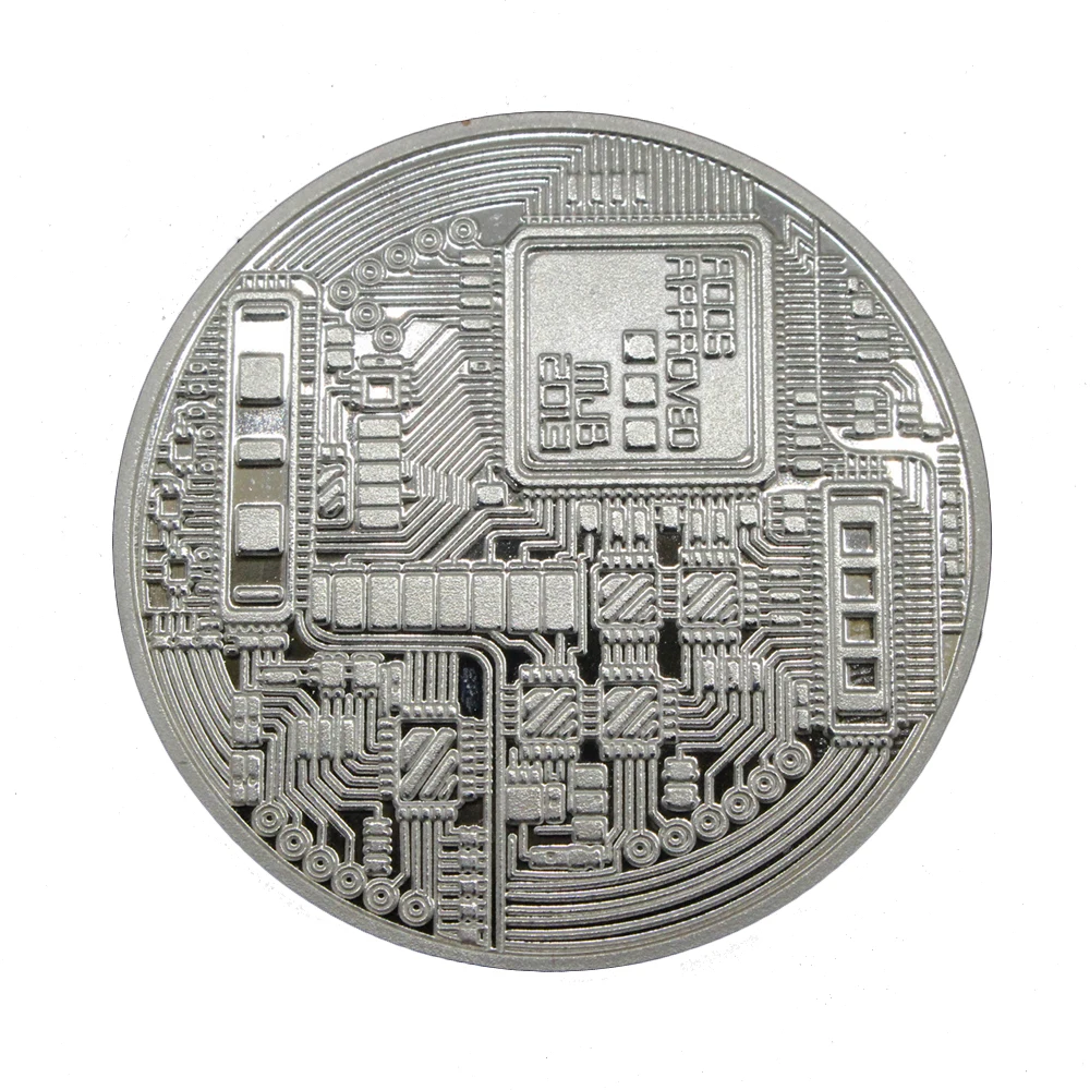 Прямая поставка позолоченная монета Биткоин коллекционный подарок Casascius Bit арт