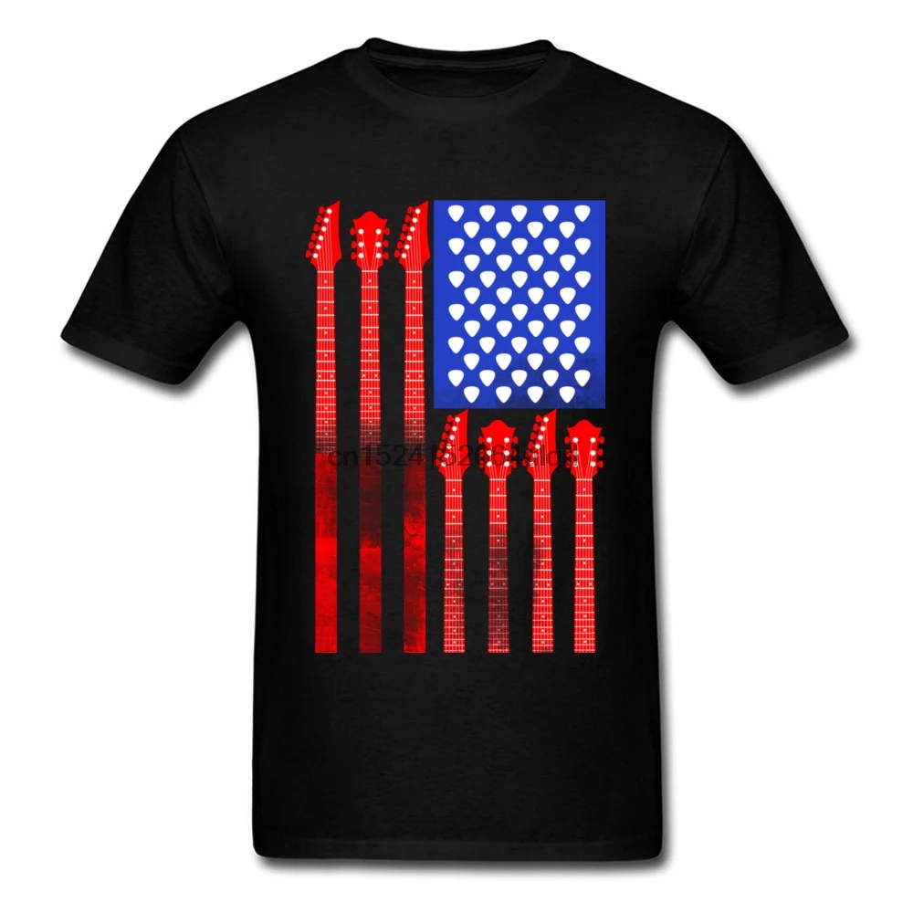 America Country Music 2018 Men Black T-shirt Various Musical Instruments Printed Band T Shirt Unique Summer Clothing America Country Music 2018 Men Black T-shirt Various Musical Instruments Printed Band T Shirt Unique Summer Clothing