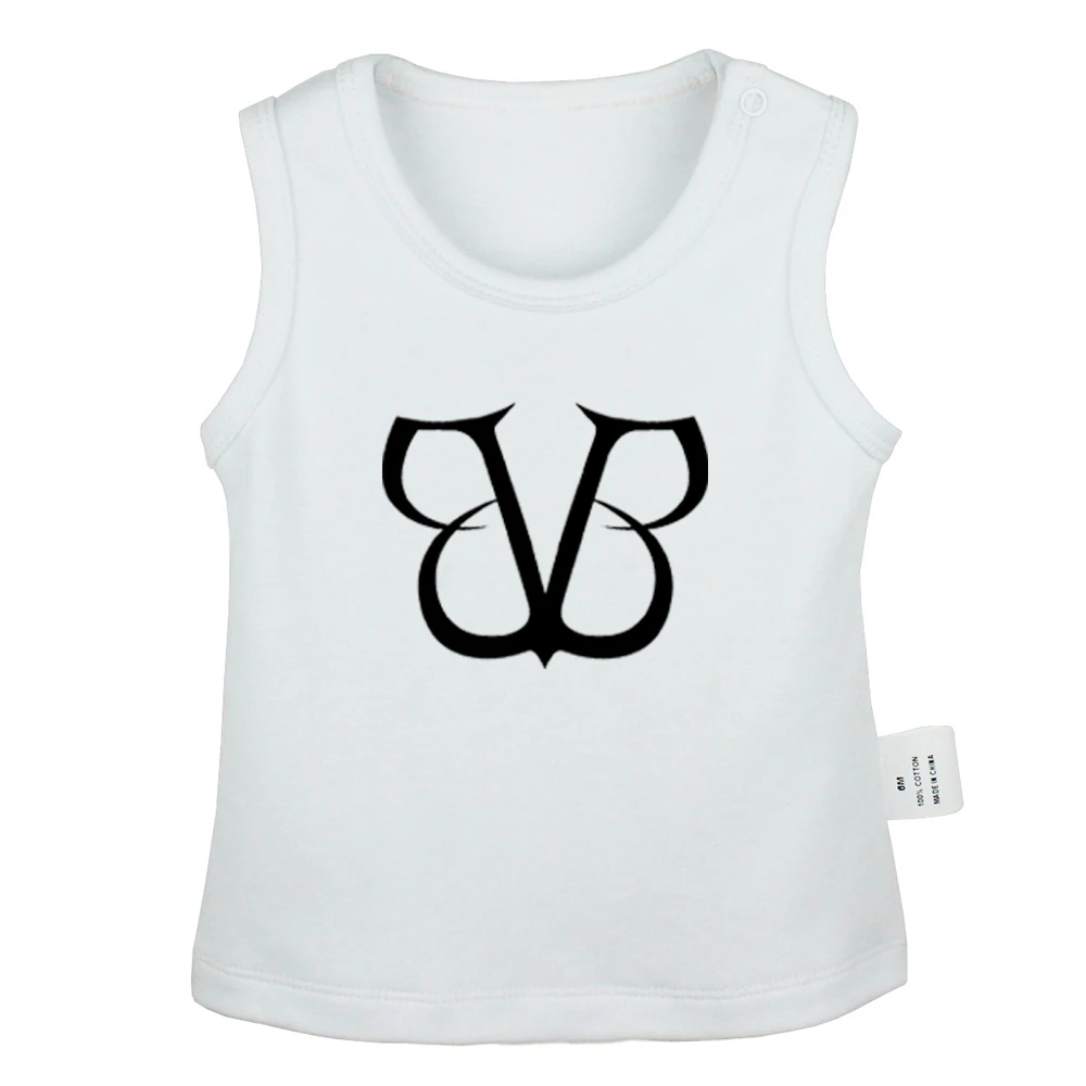 JbBabyYV023W Черная вуаль невесты Crew BVB Fall Out мальчик FOB рок группа новорожденных детские майки футболки жилет для малышей хлопковая одежда для новорожденных без рукавов - Цвет: JbBabyYV023W