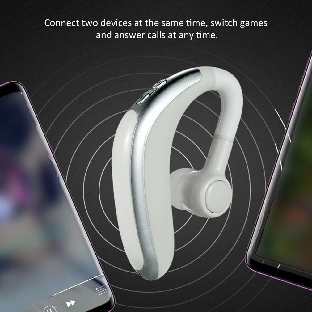 H500 Bluetooth V5.0 привод наушники беспроводной Крюк дизайн удобный мобильный телефон альтернативный наушник для левого/правого уха гарнитура