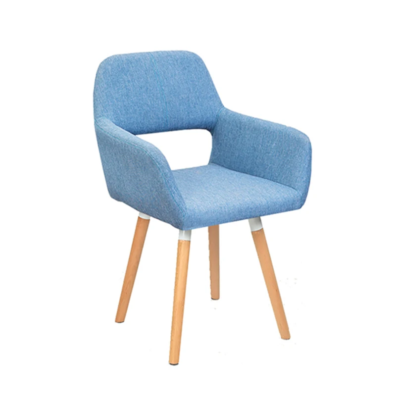 

Solid Wood Family Restaurant Chair Modern Minimalist Computer Chair Back-to-back Study Chair Nordic Lazy Casual Furniture