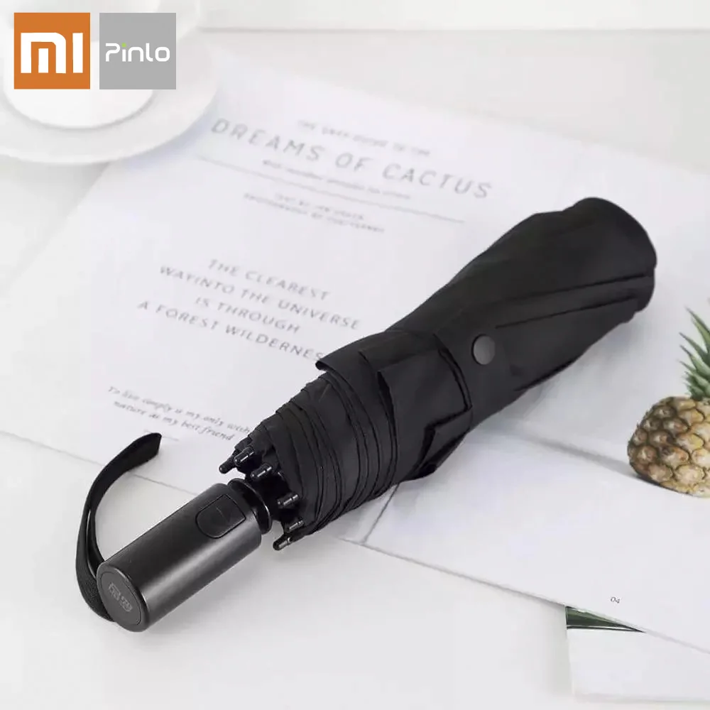 Автоматический зонт Xiaomi Pinlo для мужчин и женщин алюминиевый Зонт с защитой от