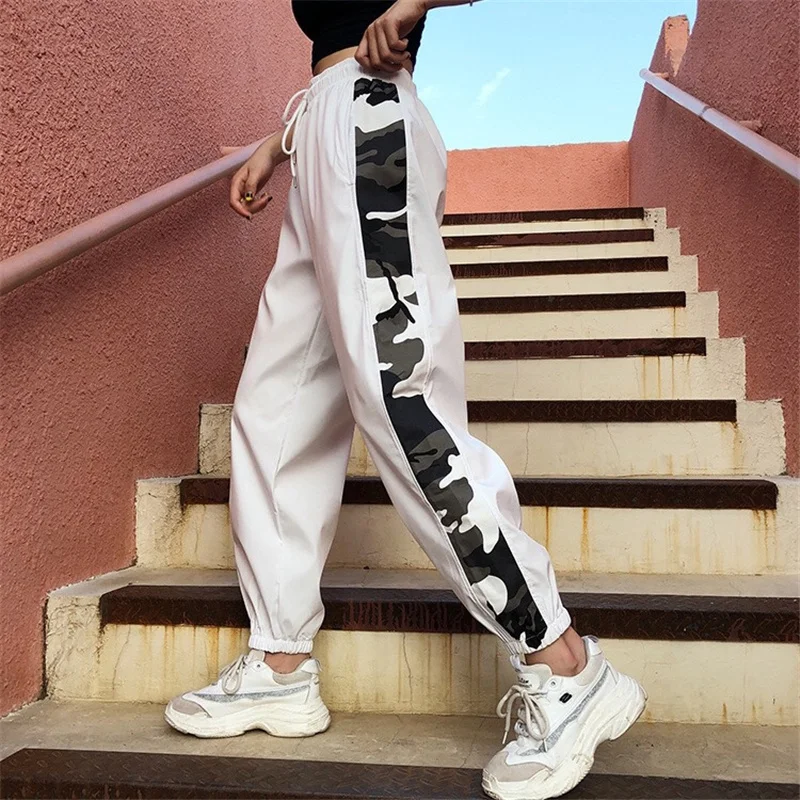 Harem Pants Women Elastic Waist Drawstring Trousers Summer Sweatpants Y2k  Clothes Baggy Sport Swear Ladies Pants Bottoms - AliExpress