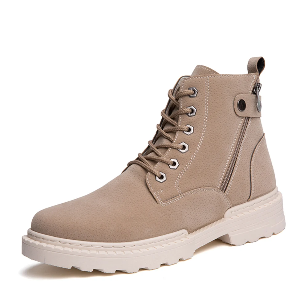 

Men Ankle Boots Casual Shoes For Men Ankle Boots Botas fashion Hombre Rubber Man Booties Casual Male Outdoor Work Shoes