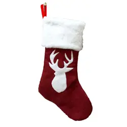 Праздничная вышивка Декор подвесной домашний Подарочный пакет конфеты фестиваль мини Рождественский носок DIY кулон украшения дерево