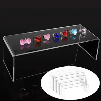 

5Pcs/Set Transparent Reusable Acrylic Display Stand Rack Jewelry Shelf Holder