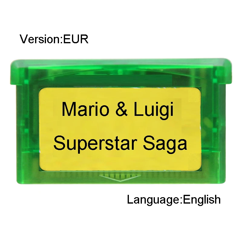 Mari0& Luigi суперзвезда Сага 32 бит видеоигры картридж Консоли Карты EUR версия испанский язык