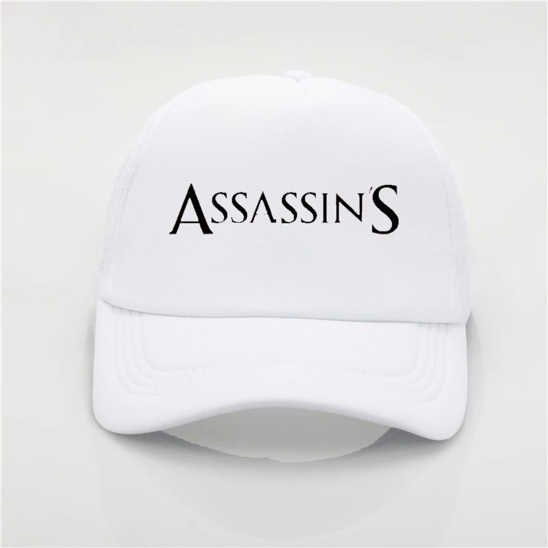 Модная шапка с сеткой Assassins печать бейсболка Мужская wo мужская летняя Трендовая шапка новая молодежная Джокер Солнцезащитная шляпа пляжный козырек шляпа - Цвет: Фиолетовый