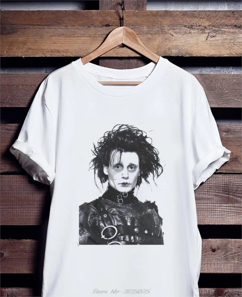 Эдварда Scissorhands художественная футболка, Джони Депп тройник перепринт крутая Повседневная Pride Футболка Мужская Унисекс модная футболка
