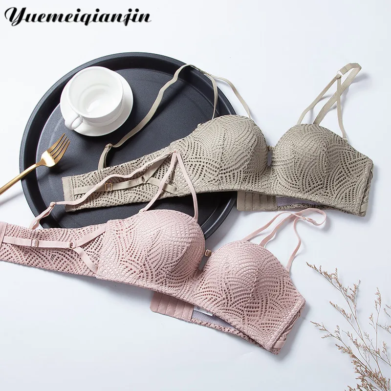 Fashion Women Crochet Bralette Knit Bra Sets Women Wireless Bra Ladies Sexy Lingerie Young Girl Intimates Brassiere Underwear