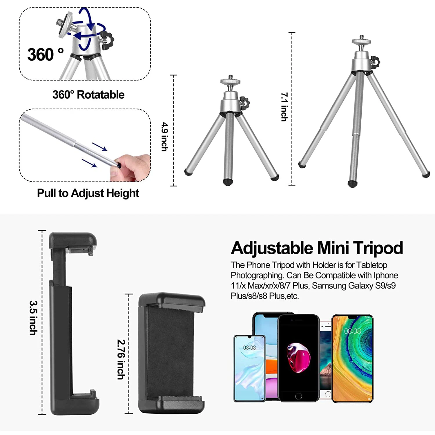 Photography Studio Light Box 12" 30cm Portable Photo Booth Dimmable Table Top Flashery Shooting Tent LED Lighting 6 Backdrops