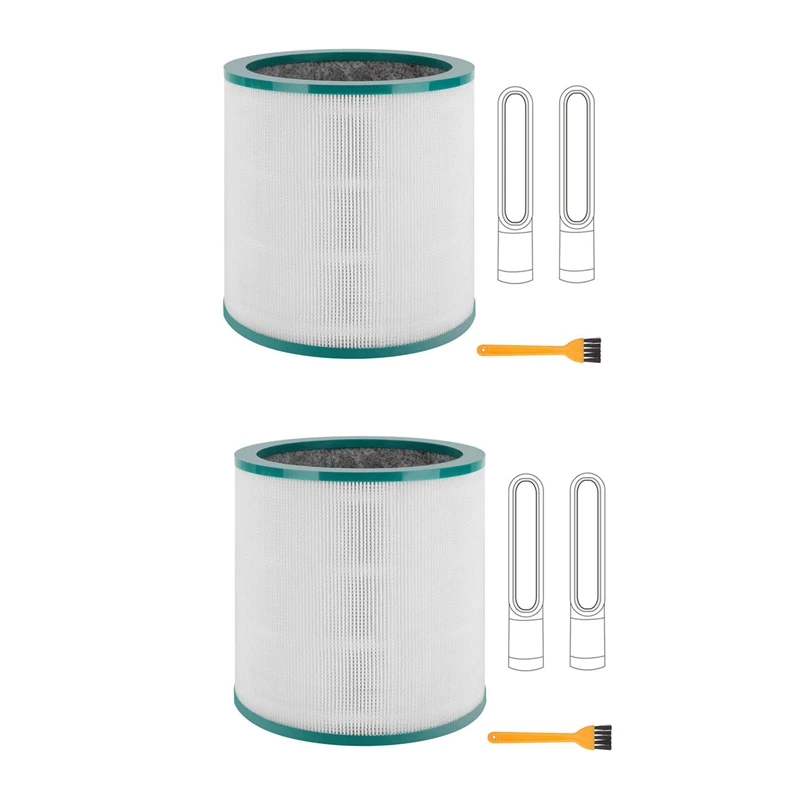 2X Pengganti Filter Pembersih Udara 